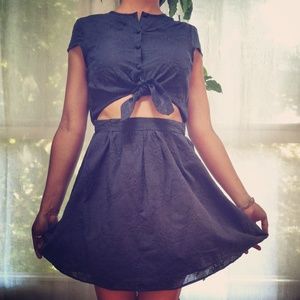 👗Pinup Rockabilly Midriff Esley Vintage Cotton 👗